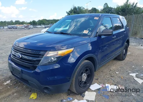 2015 Ford Police Interceptor из США, поврежденный, VIN 1FM5K8AR3FGC42644